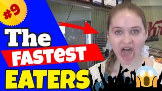 The Fastest Eaters Compilation #9 | Molly Schuyler &amp; Nela Zisser