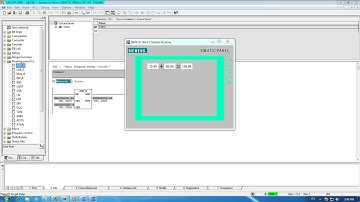 PLC S7-300 tutorial create data block link with WinCC flexible part1
