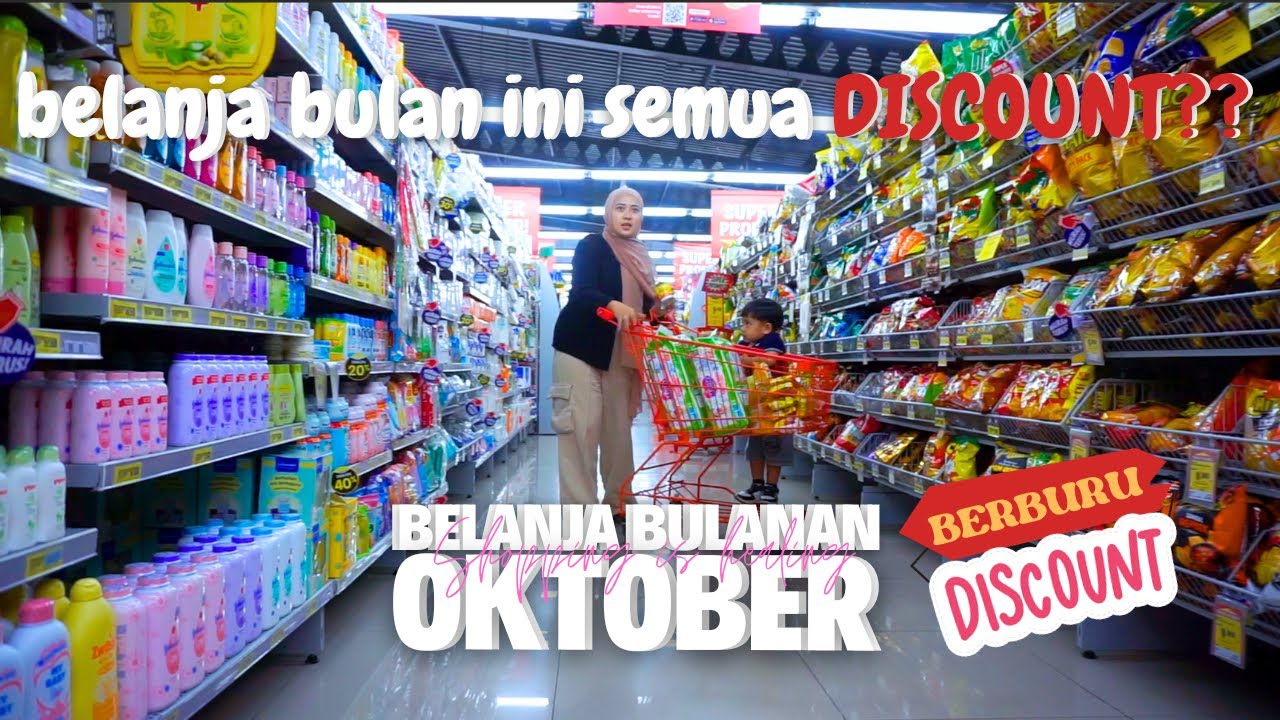 BANYAK DISCOUNT DI BULAN OKTOBER‼️GROCERIES SHOPPING