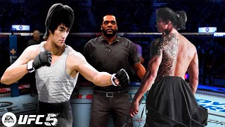 PS5 Bruce Lee vs. Japanese Samurai (EA Sports UFC 5)
