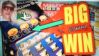 BIG WINNER....SCRATCHCARD...LUCKY LINES..CASHWORD..MILLIONAIRE 7s..£4MILLION JACKPOT CARD.