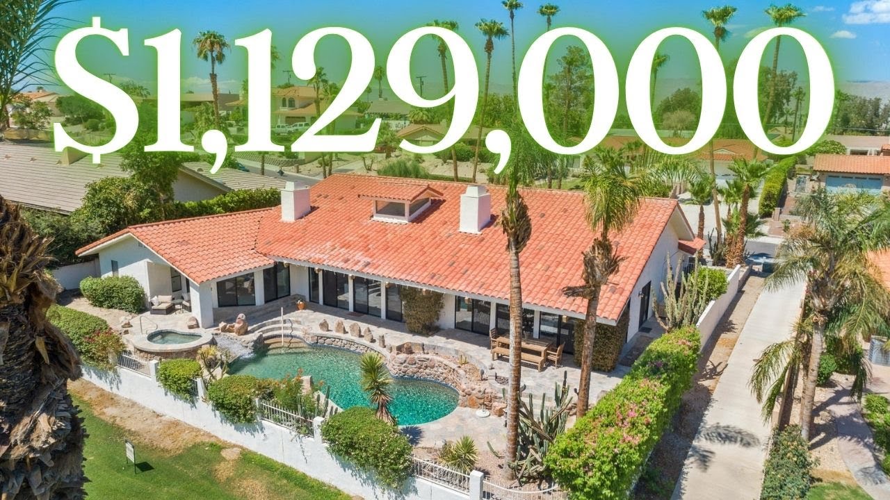 Step Inside this Gorgeous Bermuda Dunes Home with Stunning Golf Course Views