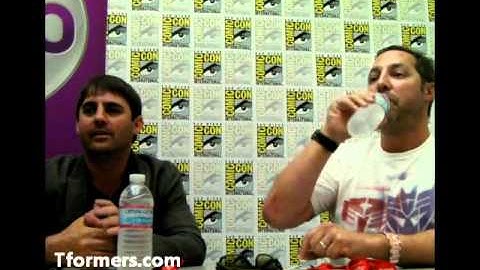 SDCC 2011 - Transformers Prime Round Table Video Part 1