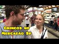 Levei gringa nienke e pai dela para o mercado   centro de so paulo