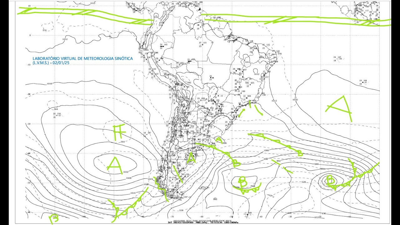 Laboratório Virtual de Meteorologia Sinótica (L.V.M.S.) - 02/01/26