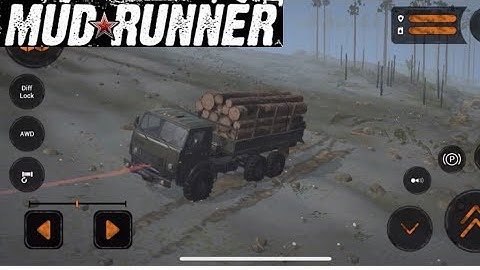 MUDRUNNER MOBILE | DELIVER LOGS TO LUMBER MILL | OFFROAD GAMEPLAY ANDROID/IOS