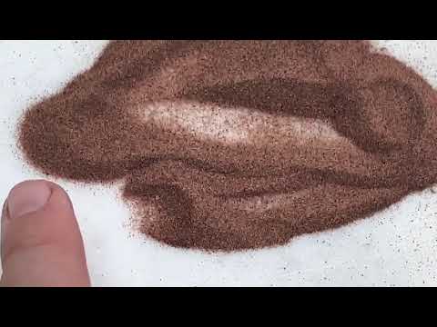 Гранатовый песок абразив 80 mesh Австралия, видео 1