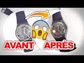 Polywatch crash test  polir un verre ray montre swatch  avant  aprs