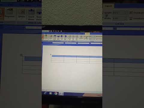 How to Merge cells in Ms word #viral #computer #mswordtricks