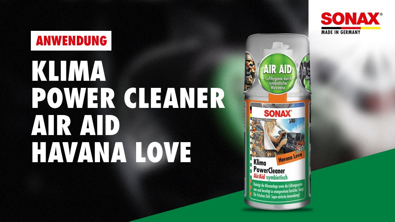 SONAX spray nettoyant pour clim de voiture