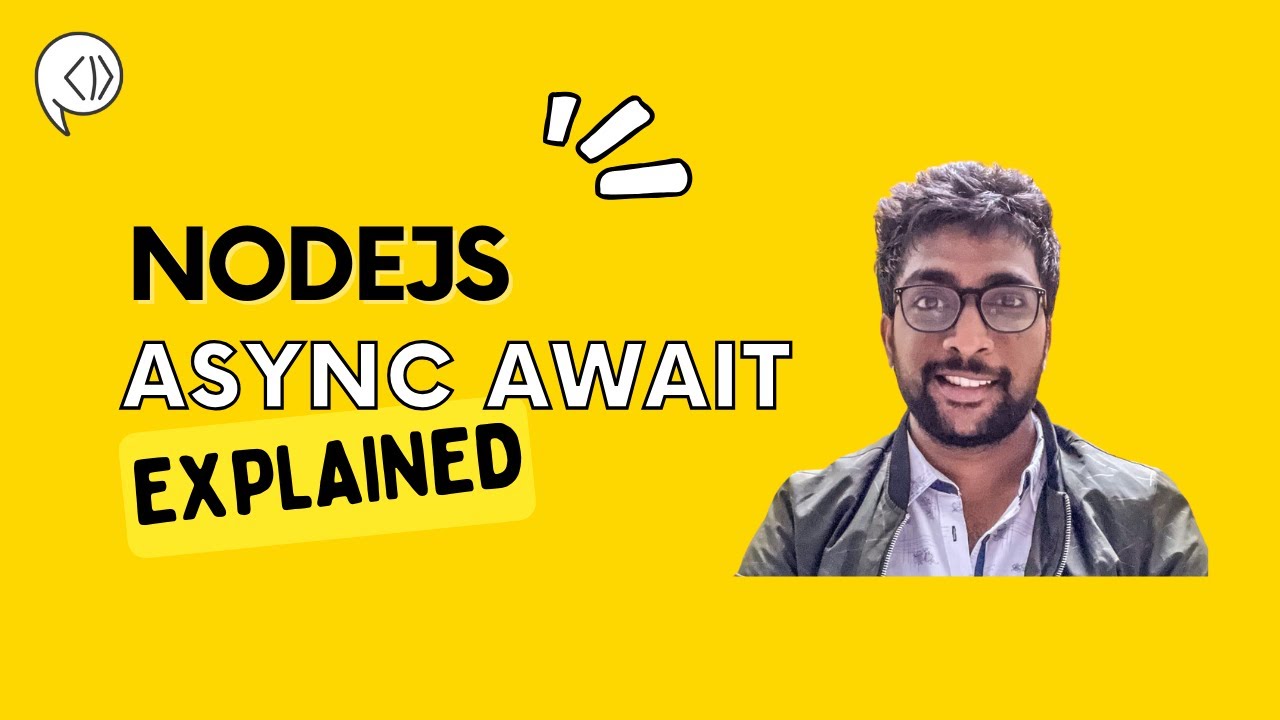 #11 Async Await in 5 minutes | NodeJS Bootcamp - YouTube