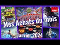 175  mes achats du mois  janvier 2024 jeux vidos vinyles bd lego