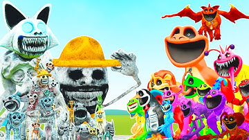 ALL NEW ZOONOMALY MONSTERS vs ALL SMILING CRITTERS POPPY PLAYTIME CHAPTER 3 In Garry
