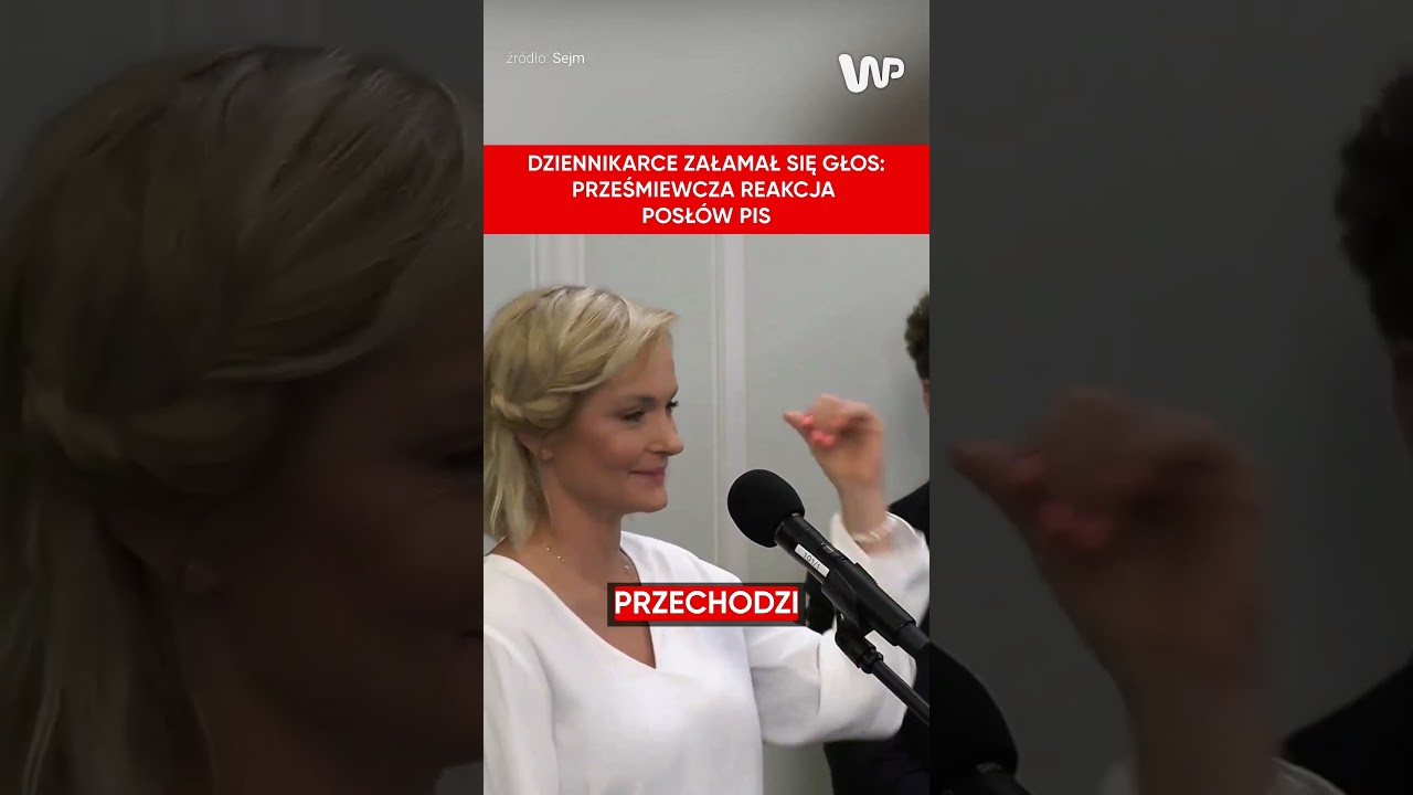 Dziennikarce TVN24 załamał się głos.  Prześmiewcza reakcja posłów PiS  