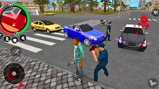 Grand Theft Auto War City Crime Simulator Gameplay - Driving US Police Officers Parado - androidgame