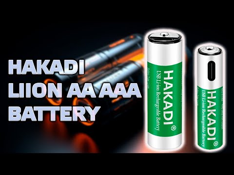 Аккумуляторы HAKADI Li Ion - AA и AAA на 1,5 Вольта, с зарядкой по USB C, честный тест