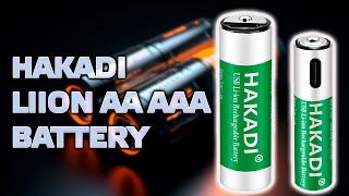 :  HAKADI Li Ion - AA  AAA  1,5 ,    USB C,  