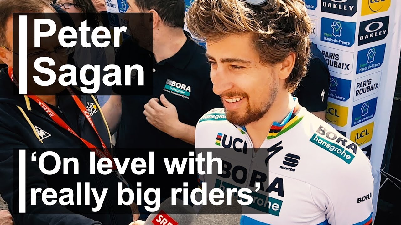 journalistic writing Peter Sagan is 'on level with really big riders'