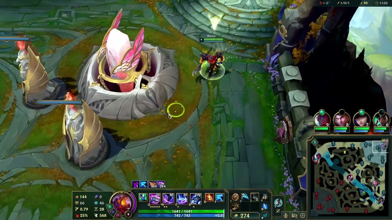 League of Legends - Nasus - 6/6/4 - 5v5 Ranked Solo - 6:26pm