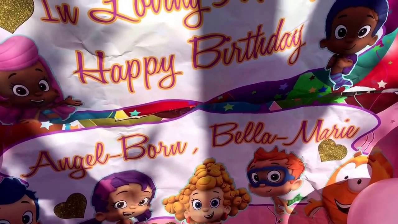 bubble guppies birthday decoration bella u0027s bubble guppies birthday party haul and tour etsy party bubble guppies birthday decoration bella u0027s bubble guppies birthday party haul and tour etsy party