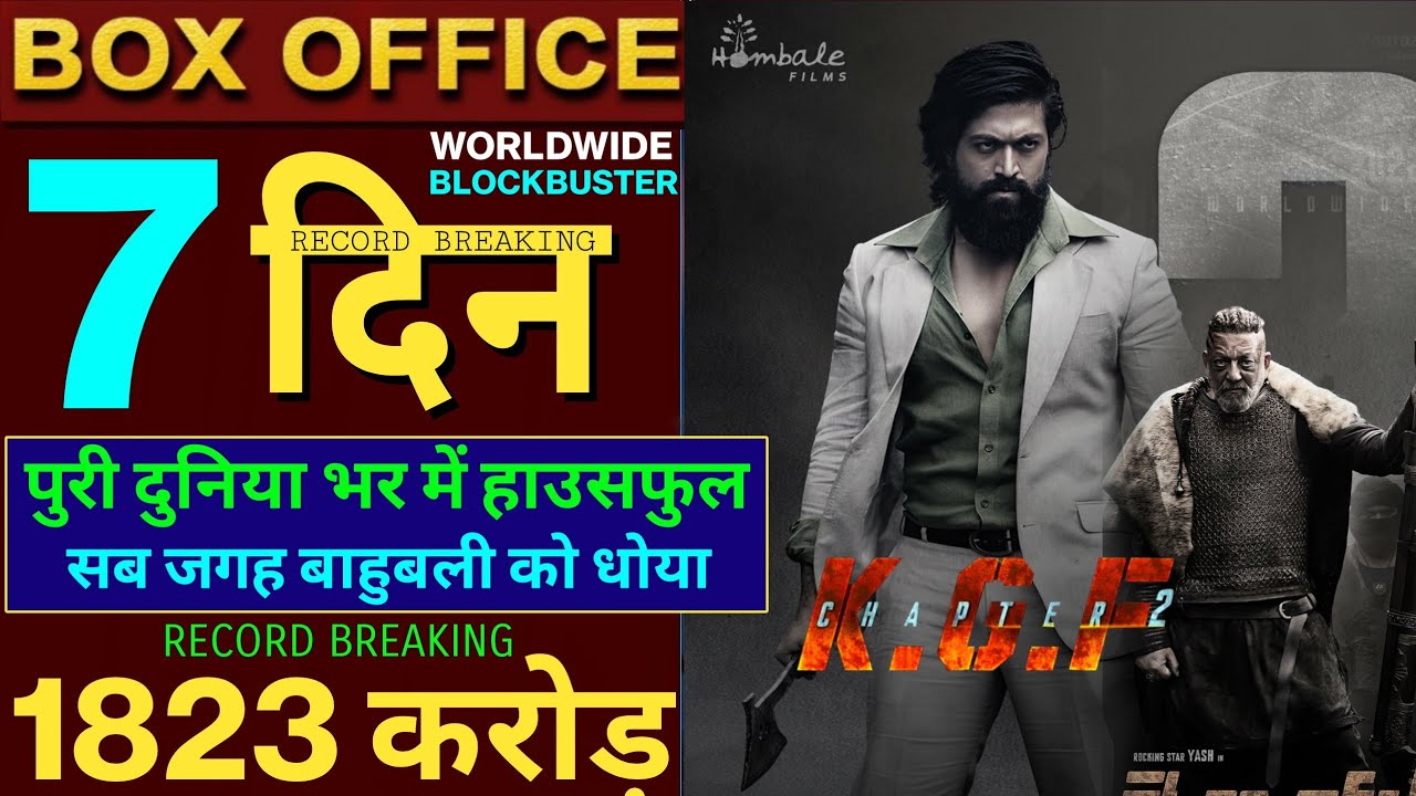 Kgf Chapter 2 Box Office Collection, Kgf 2 6th Day Collection, Yash,Sanjay Dutt,Prasanth Neel, #kgf2