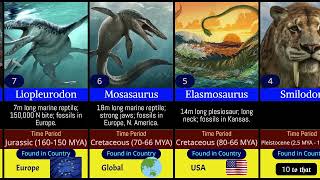 🦖 Top 30 Fiercest Extinct Animals That Ruled the Earth 🌍🔥