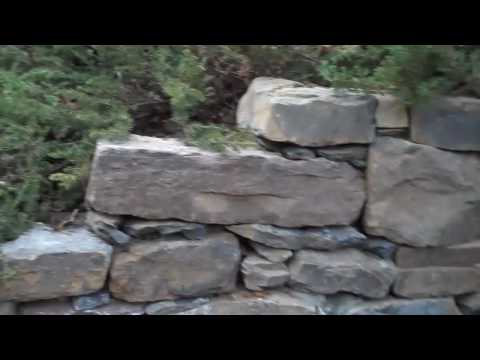 Stone Retaining Wall; Chris Orser Landscaping