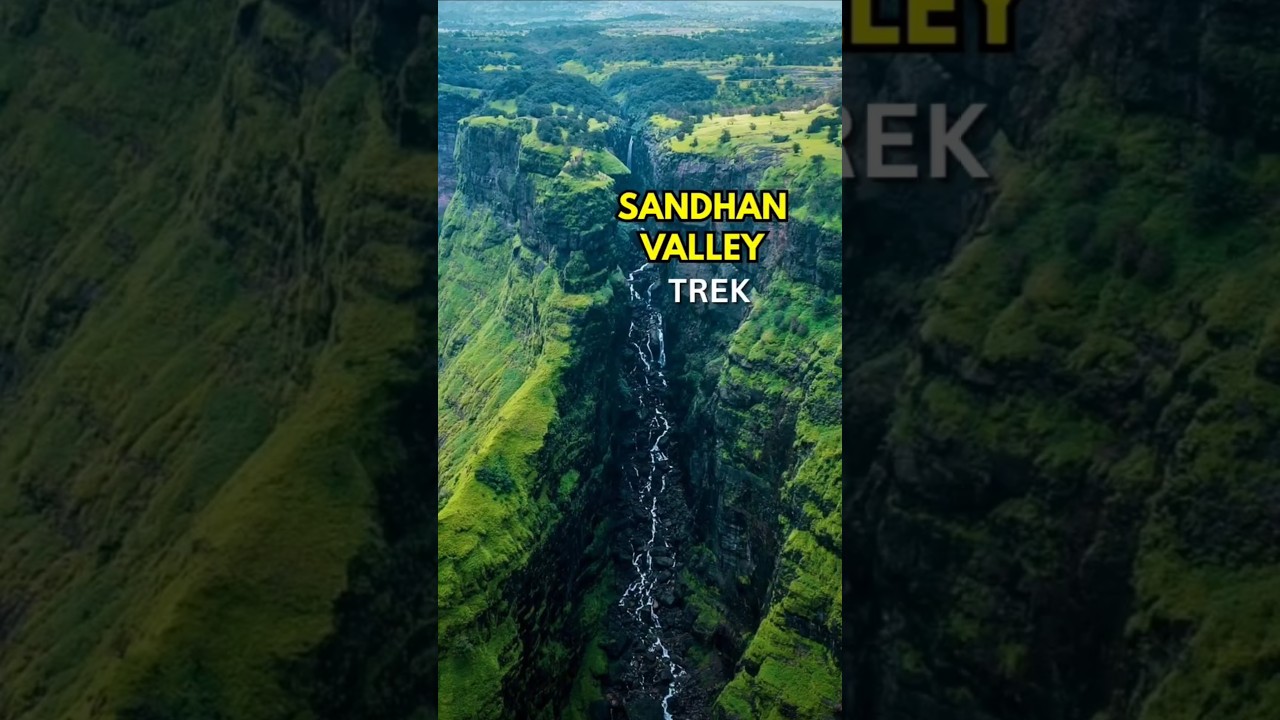 पावसाळ्यात सांधण व्हॅलीचं असं रूप पाहिलंय का? Reverse Waterfall 