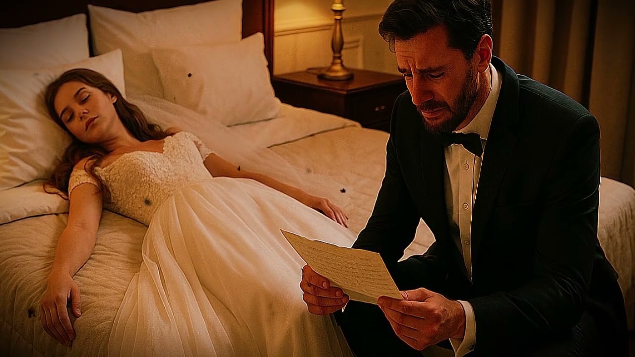 În noaptea nunții, ea a leșinat… iar milionarul a îngenuncheat când a citit scrisoarea