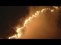 Crews battling wildfire northwest of Los Angeles
