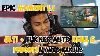 EPIC MOMENT RRQ LJ || ULTI   FLICKER YANG SULIT DI PERCAYA
