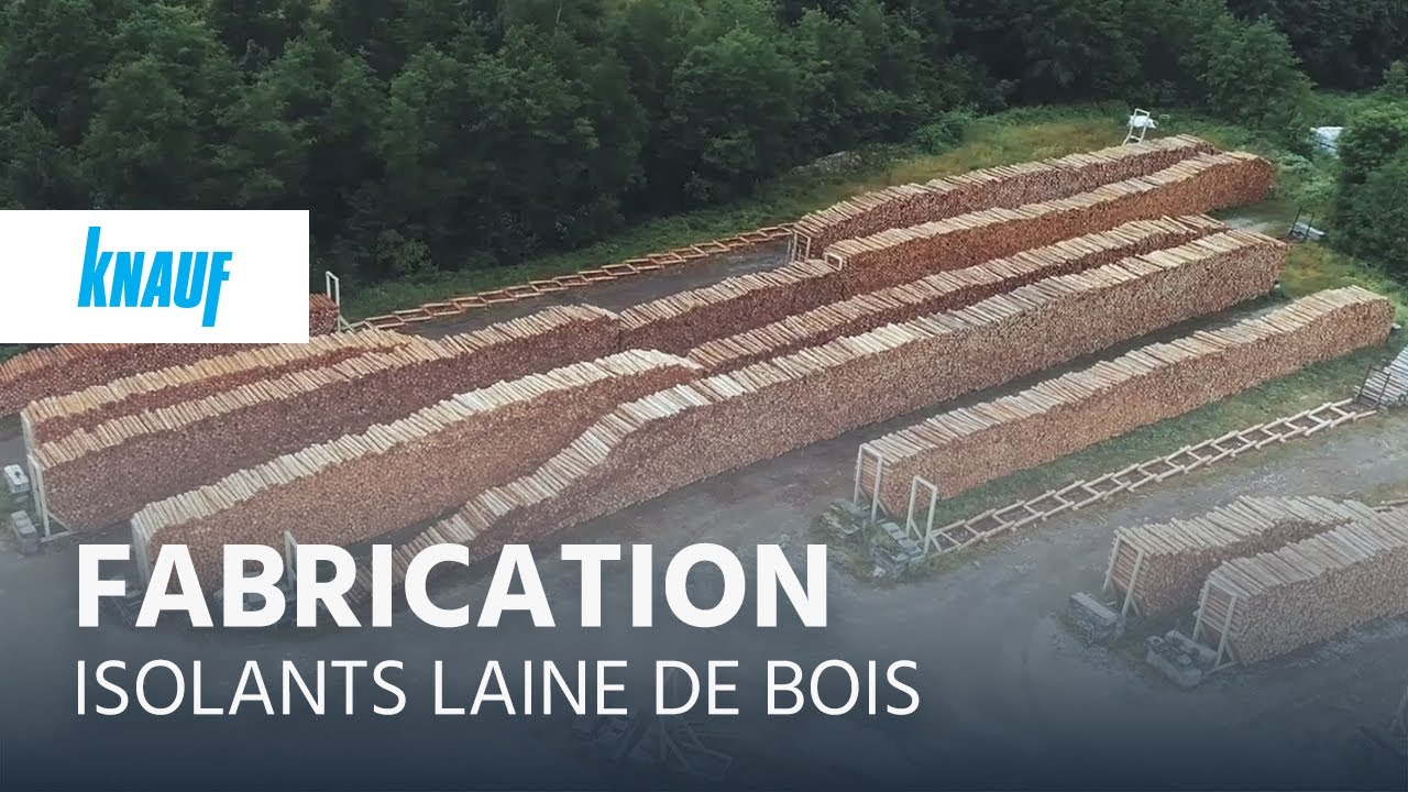 La fabrication des isolants en laine de bois ►Visite de Knauf Fibre