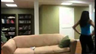 Girl Gets Cartwheel Kick To The Face Video.flv