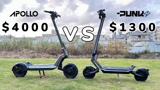 If Tesla Cybertrucks were Electric scooters! // Apollo Pro vs Punk Rider Pro