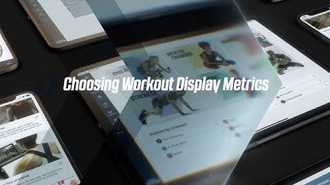 Wahoo SYSTM: How to Change the Workout Player Display Metrics