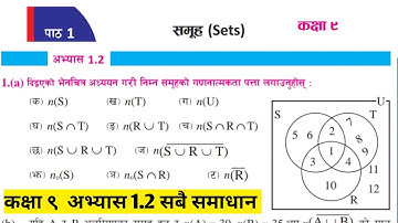 Class 9 math chapter 1 | Chapter 1 exercise 1.2 | Math nepali  medium 2081 |