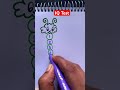 Draw a checkered path with numbers 1 to 10#maths#shorts#quiz#drawing#line#games #funny