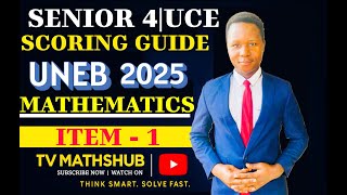UNEB | UCE Mathematics 2025 Item 1 | Step-by-Step Solution and Explanation screenshot 3