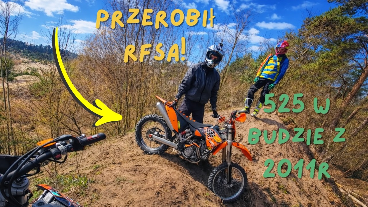 NAUKA JAZDY NA KTM 525 RFS | Czy to dobry pomysł? - YouTube
