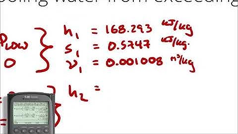 Example Problem - Rankine Cycle (1) - Simple Rankine Cycle