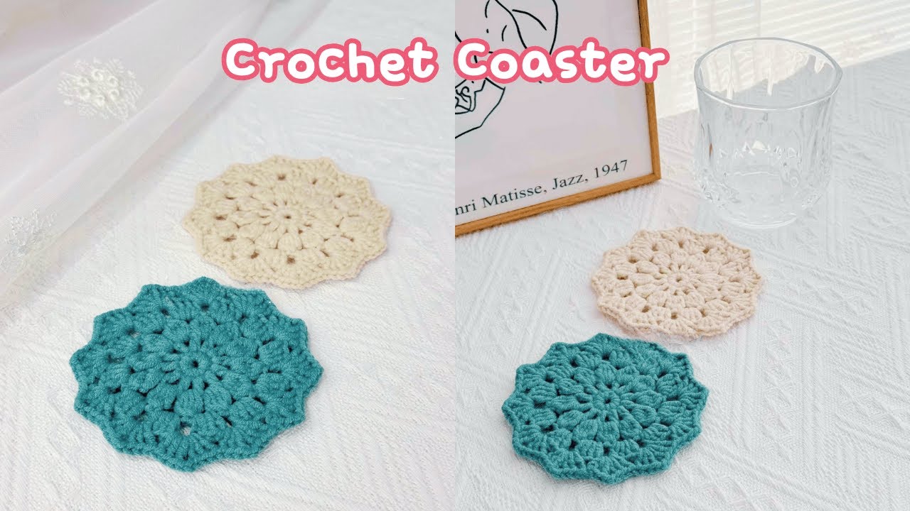 Crochet Coaster DIY Tutorial | Easy Crochet Ideas for Beginners - YouTube
