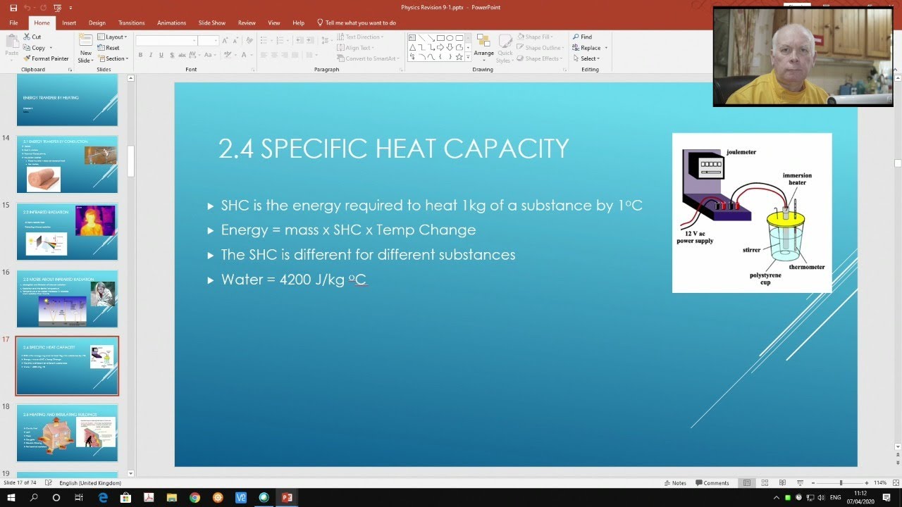GCSE Physics Topic by Topic | Specific Heat Capacity - YouTube