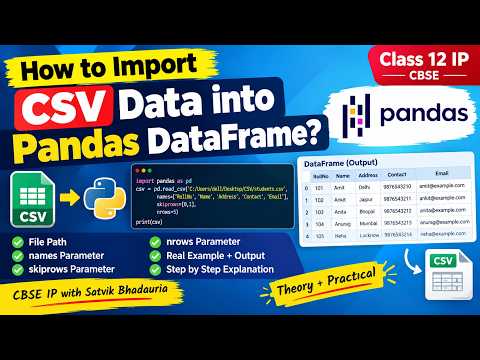 How to Import CSV Data into Pandas DataFrame?