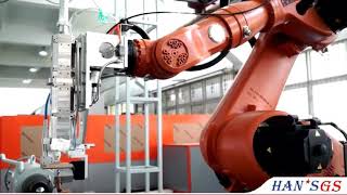 Celebrity HANS GS Robot laser cladding machine for shafts Profile