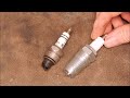 What&#39;s inside a screw together type spark plug ?