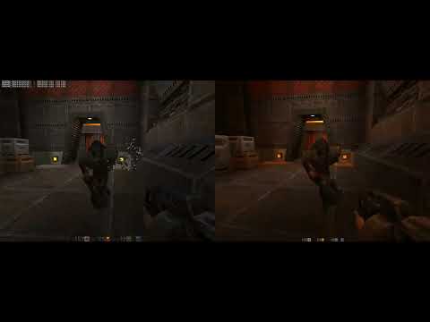 Quake 2 – Outer Base – Software vs OpenGL renderers