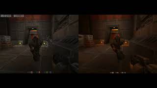 Quake 2 – Outer Base – Software vs OpenGL renderers