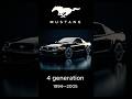 mustang gt evolution 1963-2005#shorts #ytshorts #trending #viralshorts