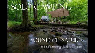 SOLO CAMPING / SOUND OF NATURE # 5/ /GSMP( Elkmont Camp)/ Snow Peak IGT/ [ Relaxing Cosy ASMR ]