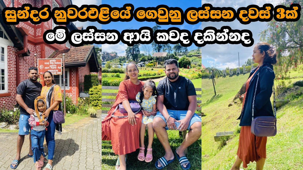 සුන්දර නුවරඑළියේ ගෙවුනු ලස්සන දවස් 3ක් | Nuwara Eliya Trip Vlog 01| Diaries of Chana